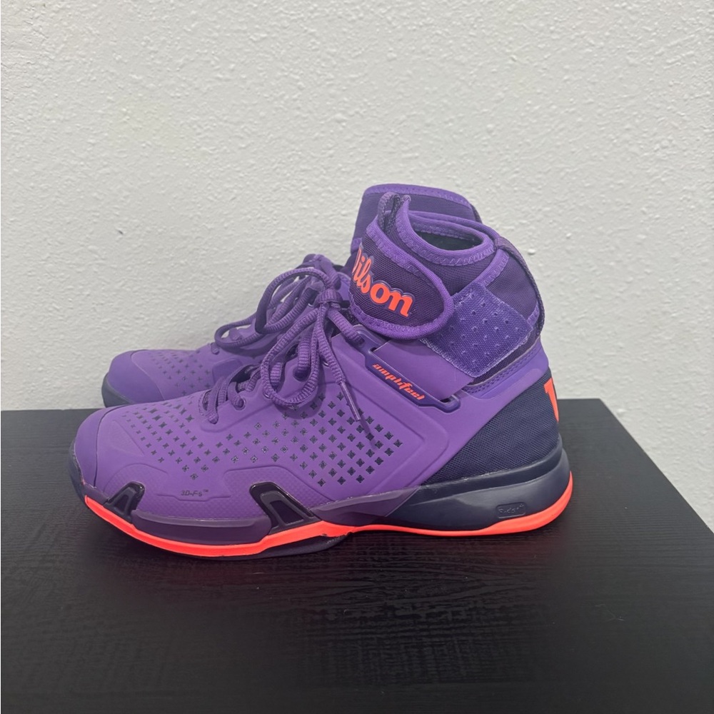New Wilson Women's Purple and Orange Athletic Shoes
